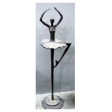 Metal Oversized Ballerina Statuette, Approx 4