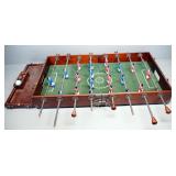 Miniature Table Top Foosball, Includes 2 Balls, Collapses Into Self Contained Box
