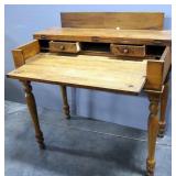 Flip Top Desk with 2 Drawers And Pullout Work Space, No Key, Unlocked, 30.5" High x 36" Wide x 20" D