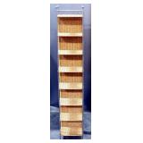 Wicker Style 5-Shelf Open Back Storage, 73" High And Metal 8-Shelf Storage, 48" High