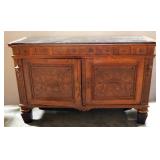 Buffet Style Cabinet With 2-Door Lower Storage, 34" High x 52" Wide x 17" Deep
