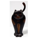 Cat Statuettes, Various Styles And Materials, Heights Range 7" - 18"