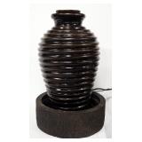 Lighted Fountain, Unknown Fountain Working Condition, Light Powers On, Approx 24" High