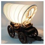 Covered Wagon Lamp, Powers On, And Covered Wagon Wall Hang