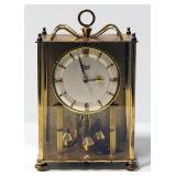 Black Forest Gold Toned Mantel Clock