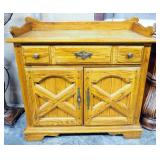 Preferred Editions Buffet With Single Top Drawer, 2 Door-Lower Cabinet And 3 Raised Sides On Top, 36