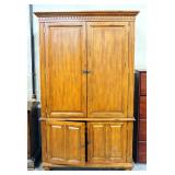 Work Station Cabinet With Lower And Upper Sections, See Description For List Of Features, 81" High x