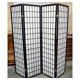 4-Panel Room Divider/Screen, 70" High x 17" Wide (Approx 68" Wide Fully Expanded)