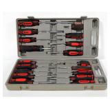 Worksmith  Screwdriver Set, Believed To Be Complete, All In Plastic Carry Case