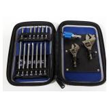 Tool Assortment Includes Wrenches, Tripod Flashlight, Socket Wrench Set, Kobalt Screwdriver Set, Cra