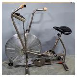 Schwinn AD4 AirDyne Air Bike, Console Powers On, Handles Wrapped With Elastic Bandage