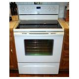 Whirlpool Electric Smooth Surface Four Burner Range, Model GFE461LVT, Off White, 37" x 30" x 27.5",