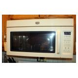 Maytag Microwave/Hood Combination, Model MMV5208WQ-0, Manufactured 2010, Off White, 16.25" x 29.75" 
