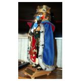 Steinbach 75th Birthday Nutcracker, Christian Steinbach King Of Nutcrackers, Signed, 18" Tall