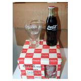 Coca Cola Collection Including 4-Piece 14 Oz. Double Rocks Glasses, New In Box, Original Classic 8 O