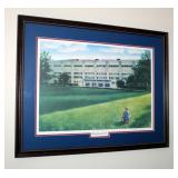 Framed, Matted Under Glass, KU Campus Art Print, "Jaydreamin - Allen Field House" Limited Edition 13