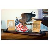 Lenox Porcelain Bill Of Rights, "Defender Of Freedom" Eagle With American Flag, & "We The People" St