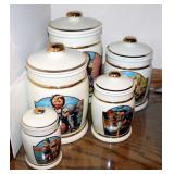 Hummel "Barnyard Hero" Canister Set, Qty 5 Pieces