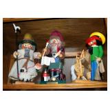 Steinbach Nutcracker Assortment, Including Santa At Work, Sheep Herder, And More