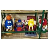 M&M Candy Dispensers Qty 4, And Thomas Collector