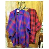 Boyne Valley Weavers 100% Wool Shawls, Qty 2, Handmade In Ireland