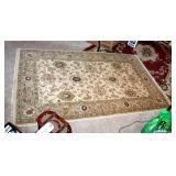 Floral Motif Area Rug, 80.5"
