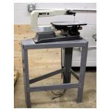 Makita Electric Scroll Saw, Model SJ40, On Delta Stand, 32" x 17" x 28"