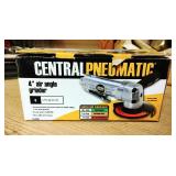 Central Pneumatic 4" Angle Grinder And Pneumatic Sanders Qty.2