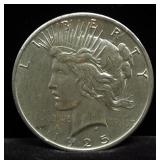 Coin Collection, Includes 1925 Peace Dollar, Eisenhower Dollars (Qty 7, Range 1971-1976), And 1966 K