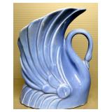 Niloak Pottery Swan Planter, 7" High