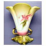 Hull Pottery Woodland 2-Handled Vase No. W16, 9" High