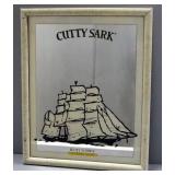 Cutty Sark Whisky Bar Mirror, 17.5" Wide x 21.5" High