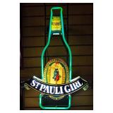 St. Pauli Girl Neon Sign, 18" Wide x 28" High, Powers On