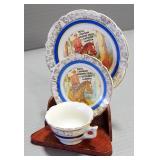 Canadian Teacup And Saucer Collection, Qty 6 Sets, And