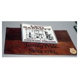 Metal Tobacco Product Promotional Signs, Qty 4