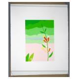 Tully Crook (English, 1938-)  "The Valley" Etching, Signed And Numbered 191/200, With COA