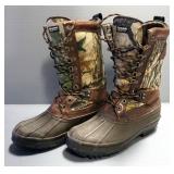Rocky Steel Shank Boots With Camo Design And Thinsulate, Size 9