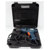 Black & Decker 3/8" VSR Drill, In Carry Case, Powers On