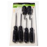 Tool Assortment, Includes Hack Saw, Speed Square, Tool Belt, Screwdrivers, Grease Gun And More, Cont