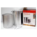 Chard 30qt Aluminum Pot With Accessories, In Box