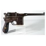 Wafenfabrik Mauser C-96 "Broomhandle" 7.62 x 25mm Pistol SN# 197090, With Original Holster
