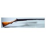 Belgium 12 Ga Percussion Side-By-Side Shotgun SN# Not Found, Intended To Be Wall Hanger