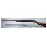 Spencer Repeating Shotgun Model 1890 12 ga Pump Action Shotgun SN# 10097, Crack In Buttstock, Damasc