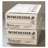 Winchester 9mm Ammo, Approx 100 Rds