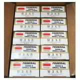 Federal 12 ga Dove And Small Game Ammo, Approx 250 Rds