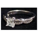 14K White Gold Woman
