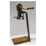 Estate Wine Opener, Bronze, With Wood Stand