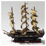 Frigata Espanola Model Ship, Approx 15.5" High x 18" Long