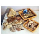 Quartz Assortment, Fossils, And Unique Stones