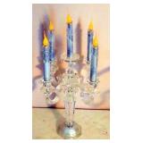 Battery Operated Candelabras, Qty 3
